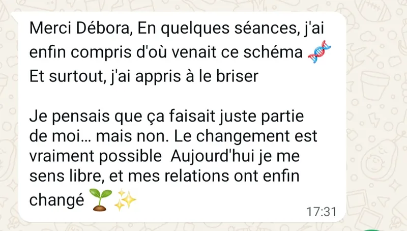 Feedback patiente Débora Solys 2